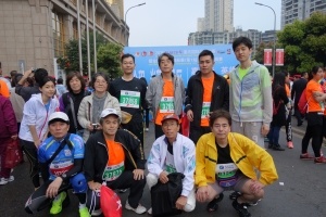 広島市民ランナーとの記念撮影