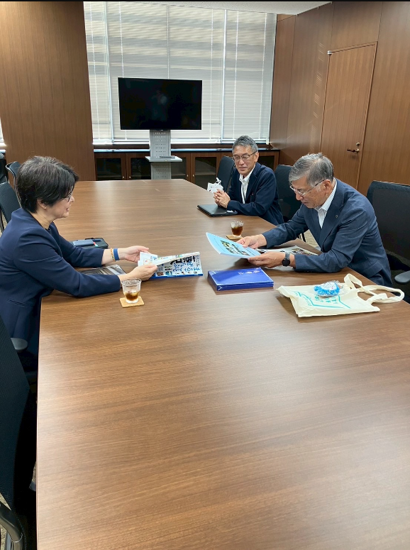 藤沢市長との歓談